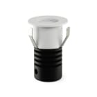ALPHA ELETTRONICA - Faretto LED da incasso rotondo - 1W - Bianco - Bianco naturale - Serie Focus