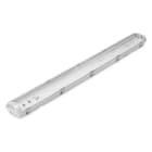 ALPHA ELETTRONICA - Plafoniera stagna per 2 tubi Led T8 1,5m - Tubi led non inclusi - Serie Shell