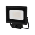 ALPHA ELETTRONICA - Proiettore Led Ultra Slim 50W - 230Vac - Bianco naturale - Corpo nero - Serie Clear PIR