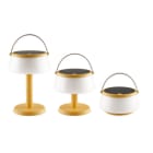 ALPHA ELETTRONICA - Lampada da tavolo solare 3 in 1 - Serie Glamp