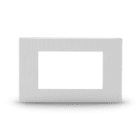 ALPHA ELETTRONICA - Cover segnapasso - Cornice Bianca - Serie One Frame