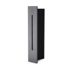 ALPHA ELETTRONICA - Segnapasso Led 3W da incasso - Con cassaforma - Cornice antracite - Bianco caldo - Serie Line