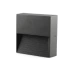 ALPHA ELETTRONICA - Segnapasso Led 5W da parete asimmetrico - Quadrato - Serie Lead