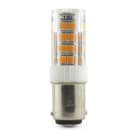 ALPHA ELETTRONICA - Lampadina a Led BA15D - 3W - 10-30Vdc - 24Vac - Bianco naturale