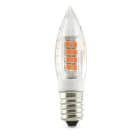 ALPHA ELETTRONICA - Lampadina a Led E14 - 3.5W - 10-30Vdc - 24Vac - Bianco caldo