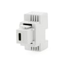 ALPHA ELETTRONICA - Caricatore USB-C 18W - 1 porta Power Delivery - da incasso - Bianco