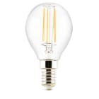 ALPHA ELETTRONICA - Lampada a filamento led mini-bulbo - 230Vac - E14 - 4,5W  - Bianco caldo