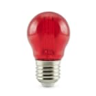 ALPHA ELETTRONICA - Lampada a filamento led mini-bulbo - 230Vac - E27 - 4,5W - Rossa