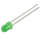 ALPHA ELETTRONICA - Led Ø3mm - Lampeggiante - Lente diffusa - Verde