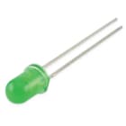 ALPHA ELETTRONICA - Led Ø5mm - Alta luminosità - Lente diffusa - Verde