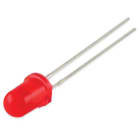 ALPHA ELETTRONICA - Led Ø5mm - Con resistenza incorporata - Lente diffusa - Rosso