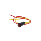 ALPHA ELETTRONICA - Indicatore LED da pannello lampeggiante - 12Vdc - Rosso