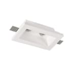 ALPHA ELETTRONICA - Supporto in gesso doppio da incasso per lampade LED - 200x120mm