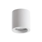 ALPHA ELETTRONICA - Supporto in gesso da soffitto per lampade LED GU10 - ø70x70mm