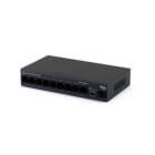 ALPHA ELETTRONICA - Switch Gigabit 10 porte (8PoE GBE+1GBE+1SFP) - PoE UnM - TVCC
