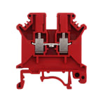 ALPHA ELETTRONICA - Morsetto serrafilo Din PC 0,2÷2,5mm² rosso