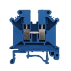 ALPHA ELETTRONICA - Morsetto serrafilo Din PC 0,2÷4mm² blu
