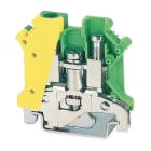 ALPHA ELETTRONICA - Morsetto serrafilo Din PC 0,2÷6mm² giallo-verde