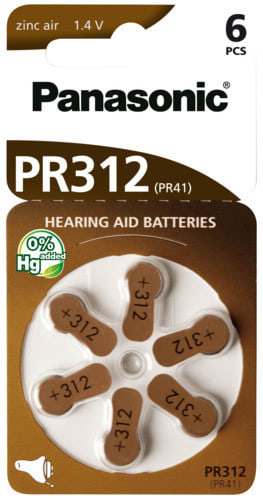 ALPHA ELETTRONICA - Pila zinco aria - PR16 - 1,4V