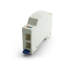 ALPHA ELETTRONICA - Scatola di Terminazione Ottica per Appartamento - 2 porte - Barra Din