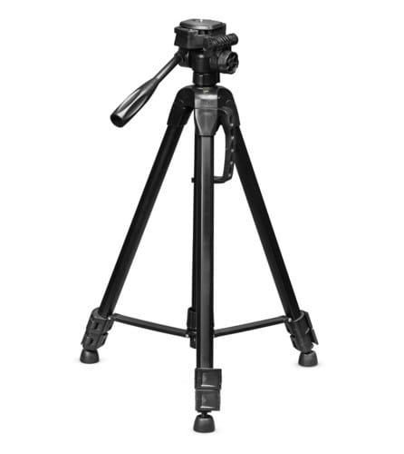 ALPHA ELETTRONICA - Supporto telescopico treppiede da 170cm nero con custodia