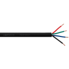 ALPHA ELETTRONICA - Cavo 4x1mm² - guaina in gomma con anime colore RGB e nero