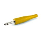 ALPHA ELETTRONICA - Spina jack Ø6,3mm Mono - Gialla