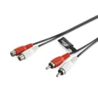 ALPHA ELETTRONICA - Cavo da 2 spine RCA audio a 2 prese RCA audio - 5m