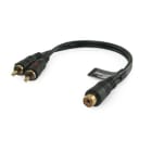 ALPHA ELETTRONICA - Cavo da 2 spine RCA Audio a presa RCA Audio - 0,2m