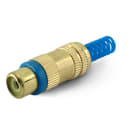 ALPHA ELETTRONICA - Presa RCA con guidacavo in PVC - Blu