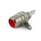ALPHA ELETTRONICA - Presa coassiale RCA da pannello - Rossa
