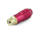 ALPHA ELETTRONICA - Presa RCA professionale anodizzata polarizzata - Bianca