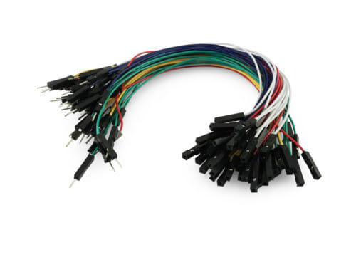 ALPHA ELETTRONICA - Set di 50 cavetti jumper F/M 20cm