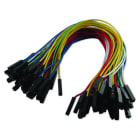 ALPHA ELETTRONICA - Set di 50 cavetti jumper F/F 20cm