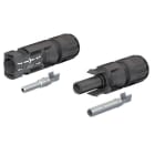 ALPHA ELETTRONICA - Coppia connettori Volanti - Femmina Maschio - 1000V - Per cavo 4-6mm² - Stäubli MC4