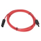 ALPHA ELETTRONICA - Cavo prolunga fotovoltaico con connettori 1,5m 1x4mm² rosso sfuso