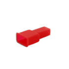 ALPHA ELETTRONICA - Coprifaston per spine 6,35mm - Rosso