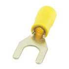 ALPHA ELETTRONICA - Terminale a forcella preisolato - 6,5mm - Adatto per cavo 4,0-6,0mm²