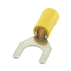 ALPHA ELETTRONICA - Terminale a forcella preisolato - 8,4mm - Adatto per cavo 4,0-6,0mm²