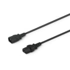 ALPHA ELETTRONICA - Cavo da Spina IEC320 C14 - Presa IEC320 C13 - 1,5m
