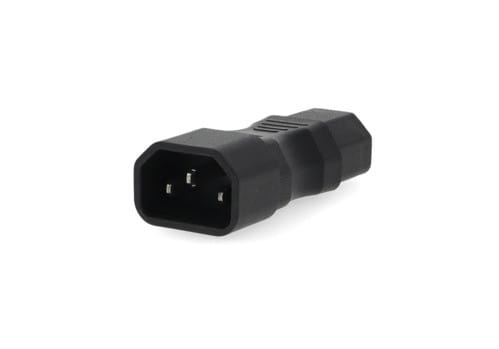 ALPHA ELETTRONICA - Adattatore di alimentazione IEC320 diritto C13 femmina a C14 maschio