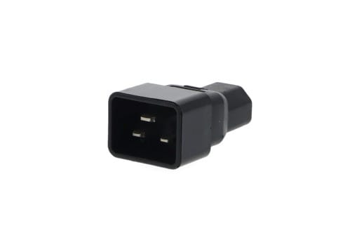 ALPHA ELETTRONICA - Adattatore di alimentazione IEC320 diritto C13 femmina a C20 maschio