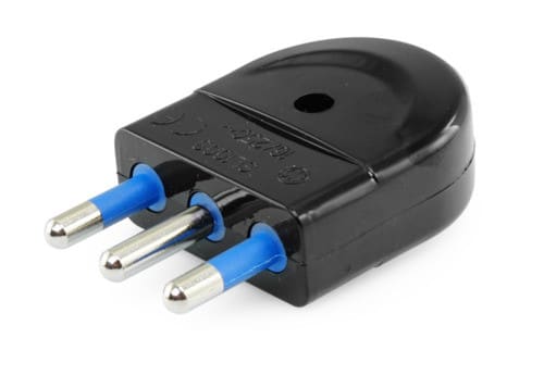 ALPHA ELETTRONICA - Spina di connessione 3 poli 16A - Nera
