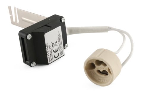 ALPHA ELETTRONICA - Portalampada per GU10 con box di collegamento