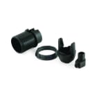 ALPHA ELETTRONICA - Portalampada nero E14 con ghiera
