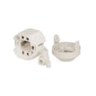 ALPHA ELETTRONICA - Portalampada G24 - no Key - 4 pin - Beige