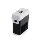 ALPHA ELETTRONICA - Caricatore USB singola porta 5Vdc 2,1A 10.5W - Serie Be-Bop