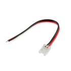 ALPHA ELETTRONICA - Connettore per PCB 8mm - Strip/Cavo 15cm - Per strisce SMD/COB monocolore - Serie Fly
