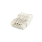 ALPHA ELETTRONICA - Connettore per PCB 12mm - Strip/Cavo - Per strisce SMD RGBW - Serie Tree