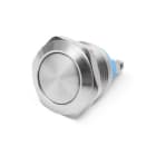 ALPHA ELETTRONICA - Pulsante momentaneo antivandalo ø19mm - 1P - SPST - OFF/(ON) - N.A. - 3A@250Vac - 2 term. vite